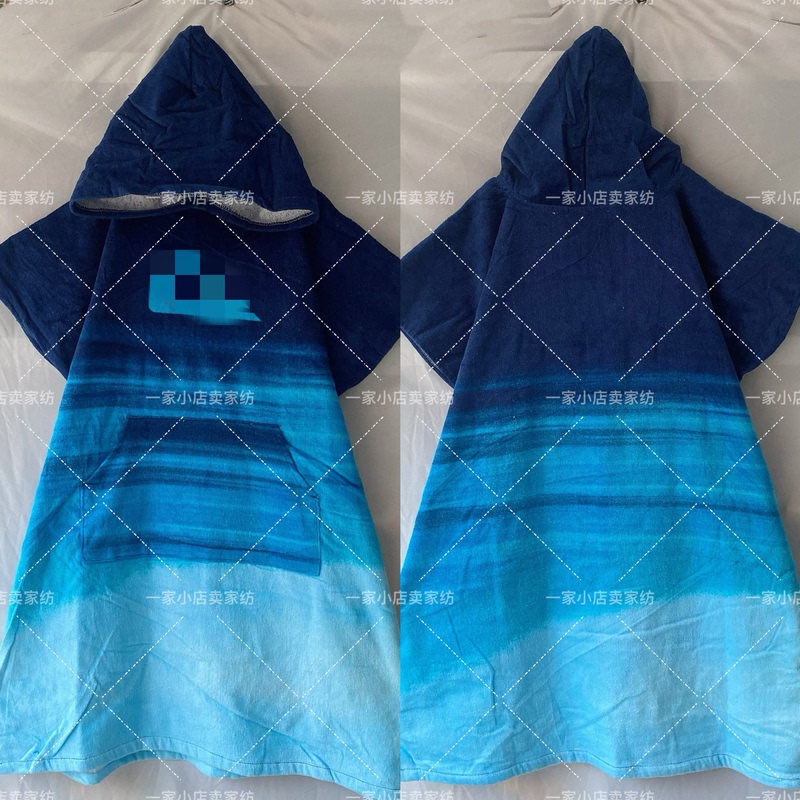 Foreign Trade Pure Cotton Towel Material Children's Bath Absorbent Towel Swimming Hooded Cape for Boys Foreign Trade Pure Cotton Towel Material Children's Bath Absorbent Towel Swimming Hooded Cape for Boys