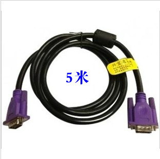 Xingbao 3 6 Black VGA line VGA public line Display line Projector signal connection 5 meters