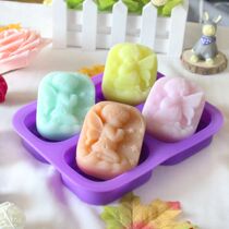 Square Angel Handmade Soap Silicone Mold Diy Soap soap Breast Milk Soap Essential Oils Tool Model Easy To Mold