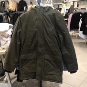 HM s-ZQRQ nam 2019 Winter Mang New Parker Coat Collar Tóc Dày Trung bình Dài bông nam Tide 0.823.492