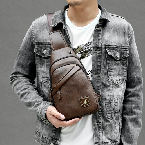 Кенгуру, мужская модная нагрудная сумка, сумка через плечо для отдыха, сумка на одно плечо, трендовый рюкзак, в корейском стиле