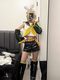 Anime Home Kagamine Twin Sister Kagamine Rin RIN Official Wear Wig COS Costume