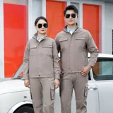 Хлопковый демисезонный износостойкий комбинезон с молнией, увеличенная толщина