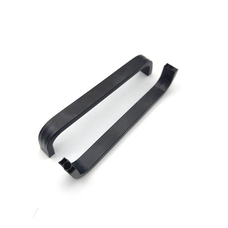 Space aluminum alloy simple cabinet wardrobe door handle hollow two ends bend 301 modern cheap pastoral door handle