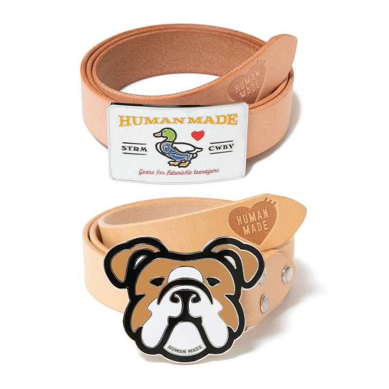 HUMAN MADE 22AW SOUVENIR BULLDOG LEATHER BELT 动物皮革腰带评价- 淘宝网
