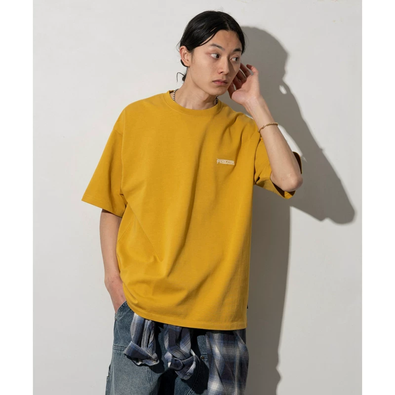 FREAKS STORE 24SS PENDLETON Cotton loose Indian ethnic embroidered short-sleeved T-shirt