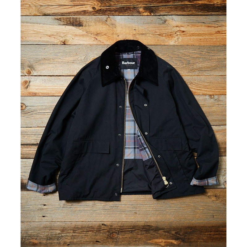 24AW Barbour×FREAK'S STORE / BORROWDALE FREAKS STORE 24AW BARBOUR BORROWDALE 涤棉机能格纹风衣夹克评价- 淘宝网