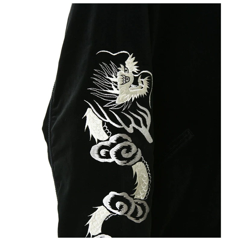 [GOLD VELVETEEN SUKA TRACK JACKET 东洋日本制横须贺刺绣夹克]