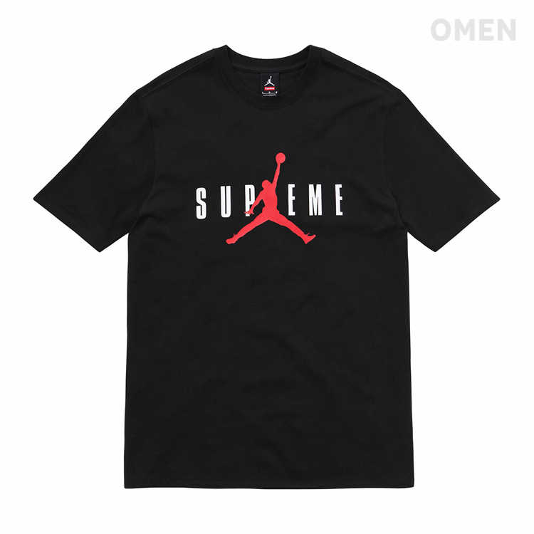 supreme x jordan tee