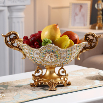 European fruit plate living room luxury home creative home multifunctional tissue box vase dried fruit plate tea table ornaments