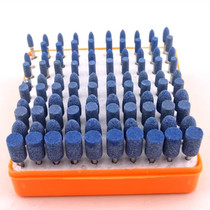 Taiwan boutique Blue grinding head ceramic grinding head flaming stone grinding wheel grinding head cylindrical cone