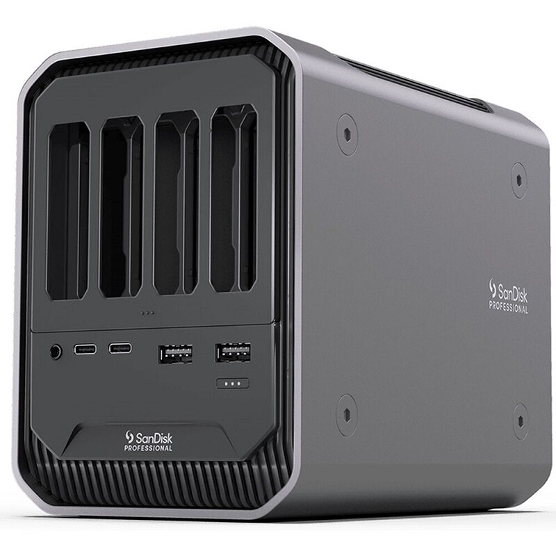 SanDisk Master Docking Station Sandisk Professional Pro-Dock 4 can be equipped with PRO-READER