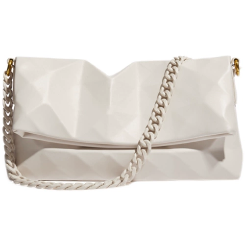 Универсальная сумка на одно плечо, цепь, сумка подмышку, сумка через плечо, изысканный стиль, на цепочке