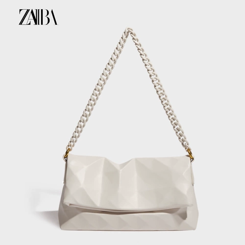 Универсальная сумка на одно плечо, цепь, сумка подмышку, сумка через плечо, изысканный стиль, на цепочке