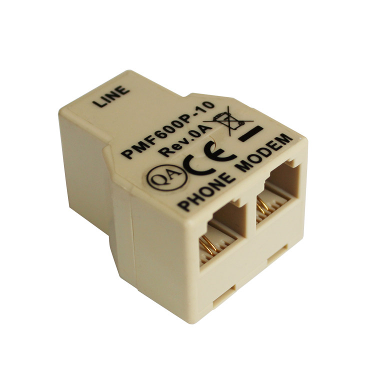 Telephone accessories Three-way management box One-turn two-way box 1-point two-way management box One-point two-three-hole straight-through line