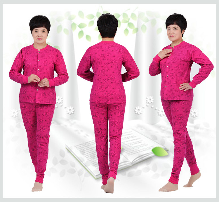 Sous-vêtement chaud personne âgée simple en coton - Ref 763242 Image 40