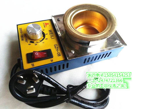 Environmentally friendly titanium - plated small tin furnace stepperless temperature - adjusted 50mm80mm100mm titanium - plated titanium dip pot