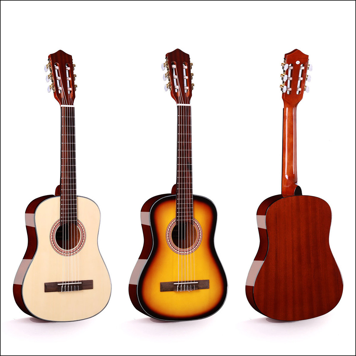 (Official License)Caesar Caesar G-346 G-366 G-396 Beginner Plywood Classical Guitar