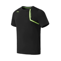 Li Ning, летняя спортивная футболка с круглым воротником