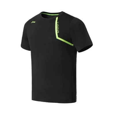 Li Ning, летняя спортивная футболка с круглым воротником