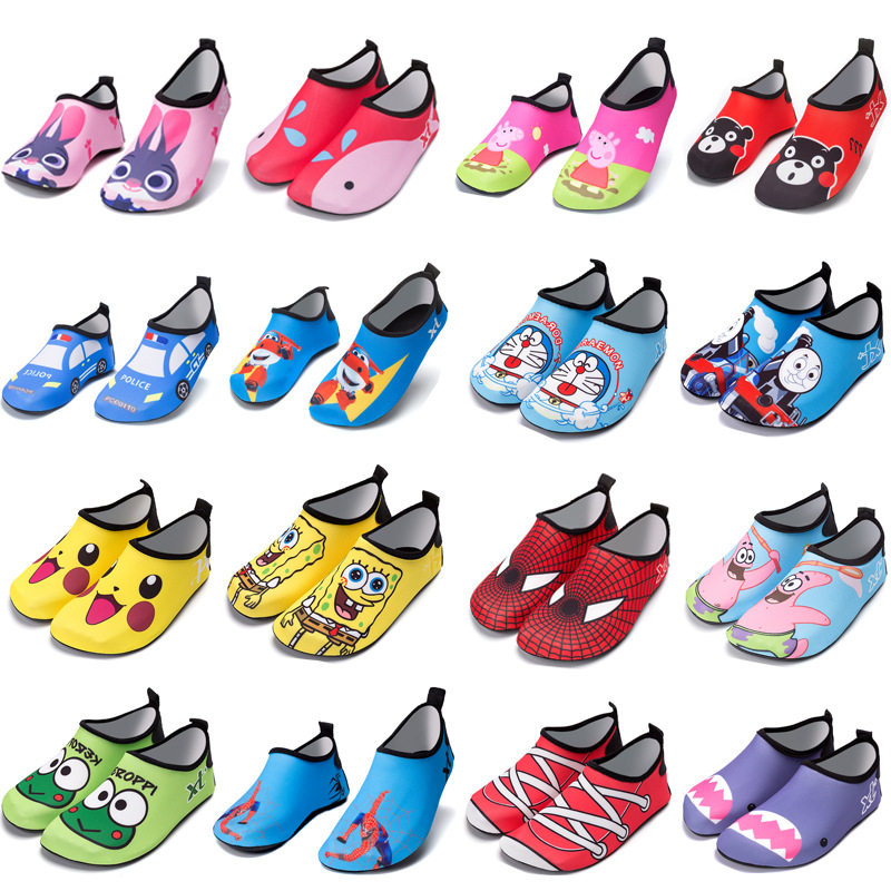 Boys and girls quick-drying breathable swimming shoes non-slip upstream shoes skin-to-skin shoes beach shoes diving snorkeling parent-child