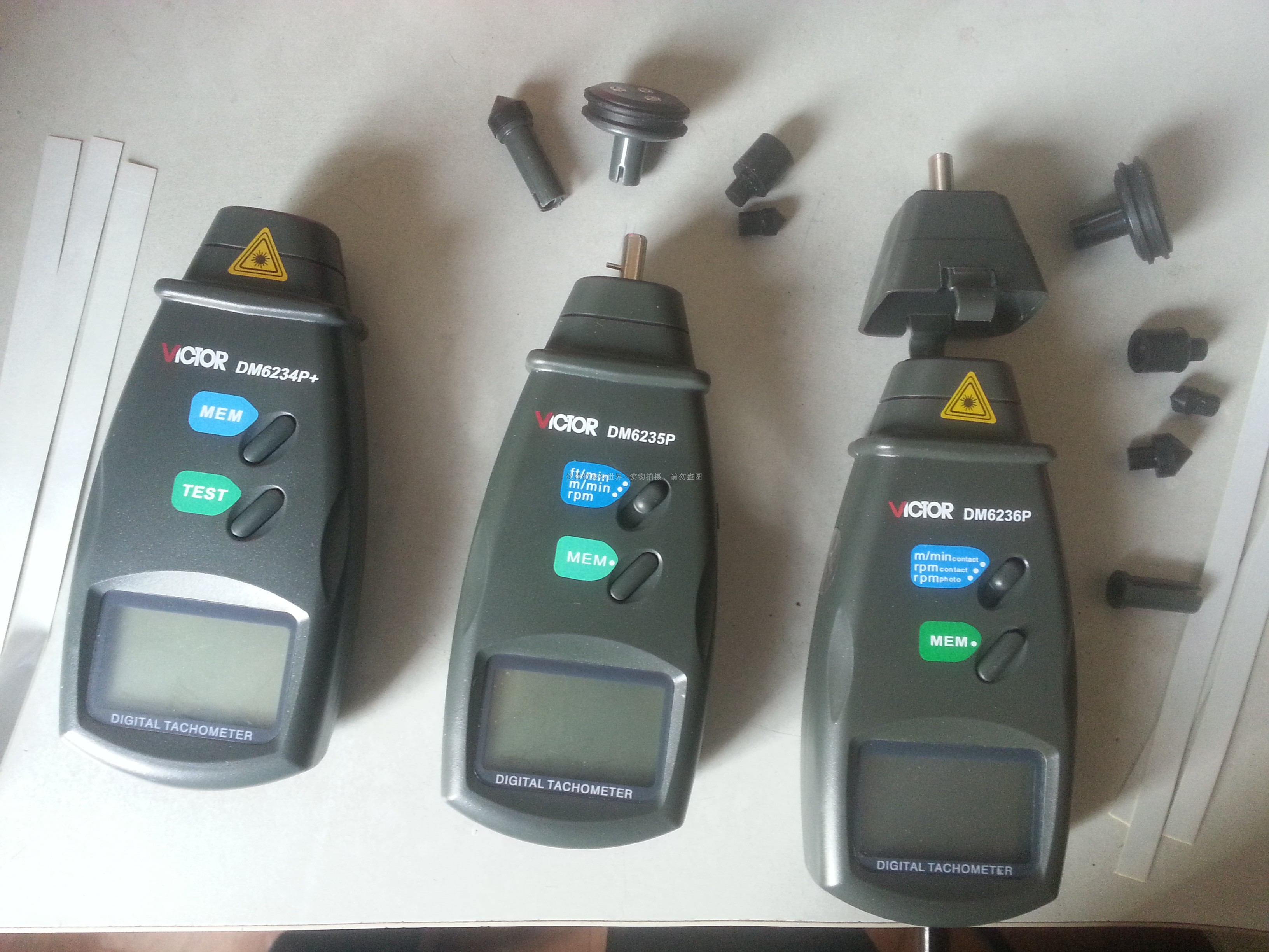 victor triumph DM6236P transspeed table VC6235P rev meter VC6234P photo-electric rotary speed table rev