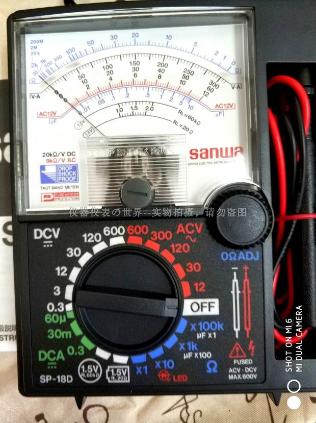 SP-18D Japanese original and Wanuse meter pointer sanwa platinum wire battery detection resistance capacitor