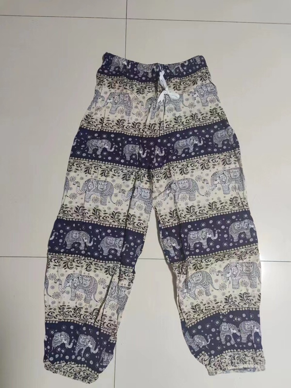 [Domestic Stock] Thailand Chiang Mai Night Market Elephant Mosquito Repellent Long Pants Adult Style Pants Genuine Imported