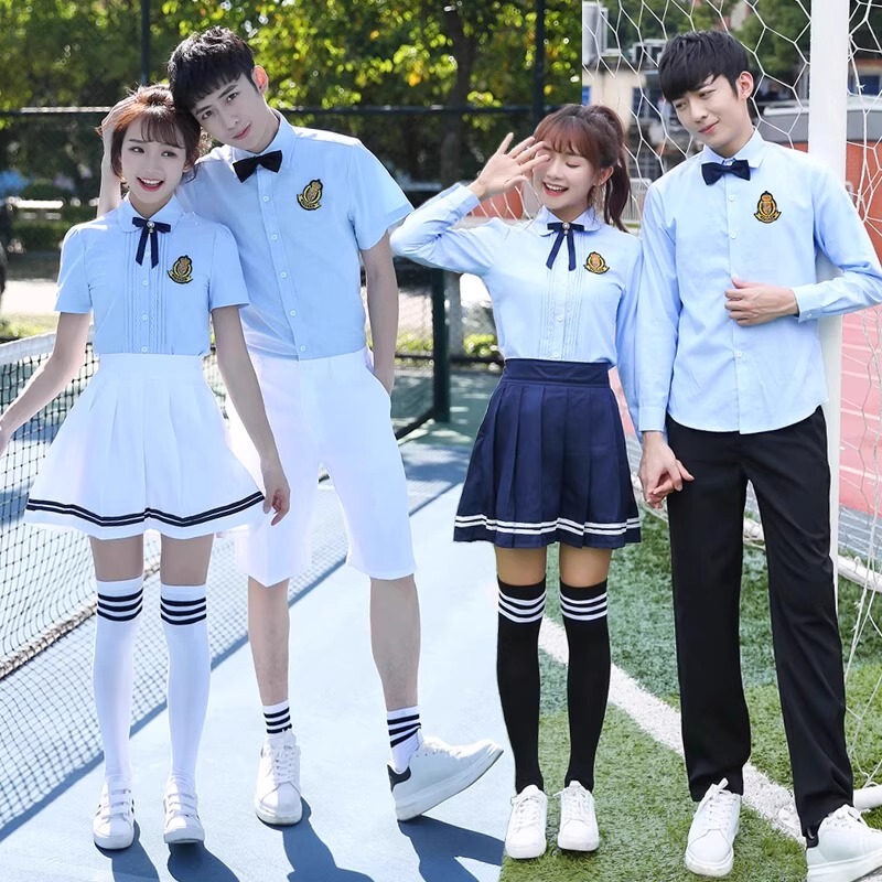 Middle School Sports Meeting Opening Ceremony Graduation Photo Clothing Junior High School Class Uniforms Elementary School Sixth Grade Choir Performance Dress