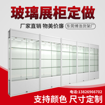 Dongguan glass display cabinet product model toy gift display stand medal honor certificate sample display cabinet