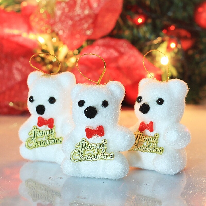 Christmas Christmas Decorations Christmas Tree Ornaments Pendant Christmas Foam Bear Ornaments Christmas Tree Ornaments