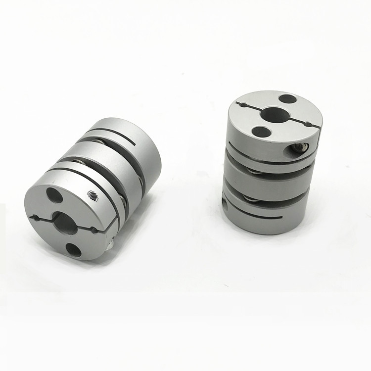 Aluminum alloy single and double diaphragm coupling servo motor screw high torque elastic coupling screw coupling