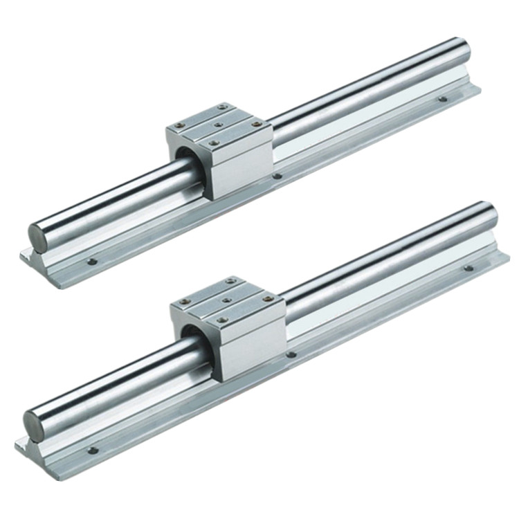 Cylindrical guide rail linear optical axis slide rail slider unit SBR10 12 16 20 25 30 40 optical axis aluminum holder