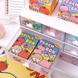 Мультяшная милая маленькая портативная коробка для хранения, коробочка для хранения, жестяная коробка