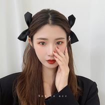 Jin Zhixiu Jisoo with black bow hairclip ~ tiara fairy Super fairy top clip hair accessory