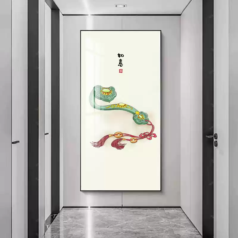 猴子挂画中式国画十二生肖挂画猴子画挂书房玄关风水画猴子装饰画-淘宝
