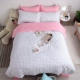 Sinh viên Bộ đồ giường một gia đình bốn 1,5m đơn ký túc xá khăn trải giường ba mảnh 1,2m doanh nghiệp thân thiện với da bộ comforter giường - Bộ đồ giường bốn mảnh