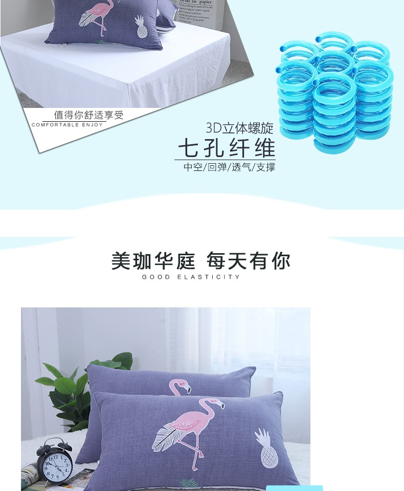 Gối gối cặp đôi chính hãng dành cho người lớn thoải mái nhà lông nhung gối đơn nữ toàn bộ gối khách sạn gối cổ