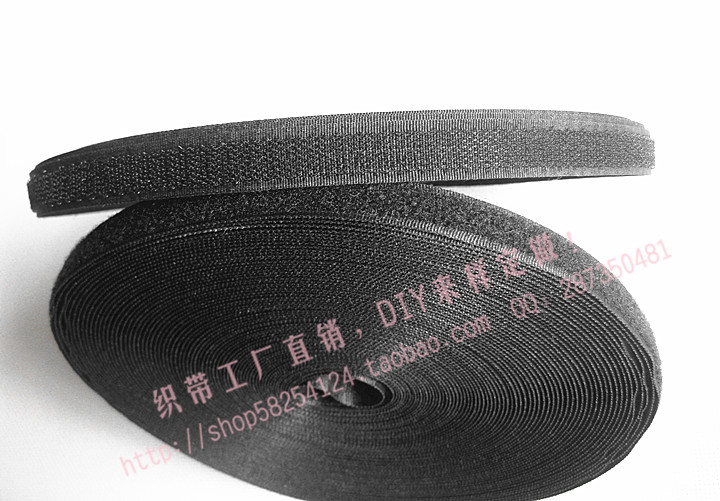 Black super sticky Velcro burr mother-in-law Velcro male and female belt Velcro fabric luggage clothing accessories