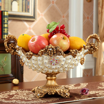 European high-grade fruit fruit plate set multi-layer household dried fruit plate living room coffee table ornaments creative home decorations