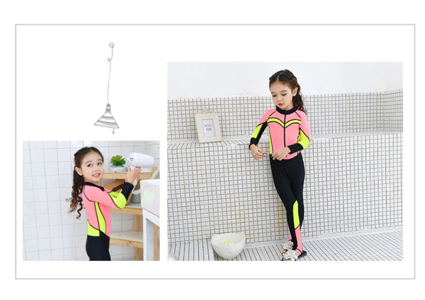 Đồ bơi cho trẻ em gái Girls Spa dài tay Áo ấm và nhanh khô Kem chống nắng Xiêm Áo tắm cho bé trai Big Boy - Bộ đồ bơi của Kid quần áo bơi trẻ em