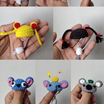 Hamster Hat Handwoven Golden Silk Bear Mini-Hedgehog Squirrel squirrels Cat Hair Line Photo