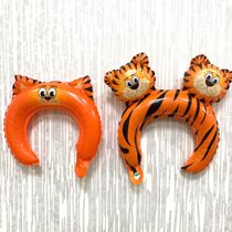 Tiger Year Balloon Head Hoop Tiger Year New Year Kindergarten Children Hair Hoop Spring Festival New Years Day New Years Day small gift headwear New Year 2022