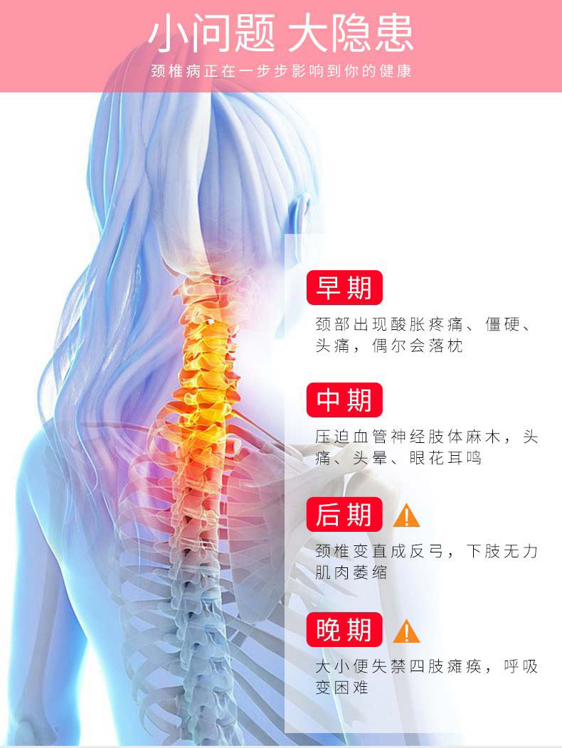 沈梦辰同款 PGG TENS低频脉冲 颈椎按摩仪 3种模式 15档力度 图2