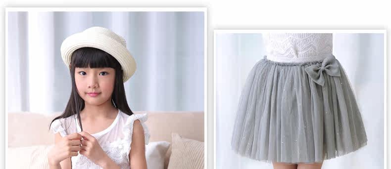 Jupe fillette en mélange - Ref 2053009 Image 39