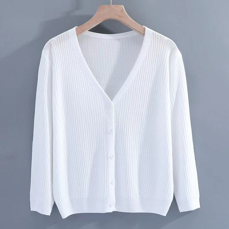 Summer Outerwear with a Suspender Skirt, Sun Protection Clothing, Ice Silk Knitted Cardigan, Women's Short Air-Conditioning Shirt, Thin Shawl Summer Outerwear with a Suspender Skirt, Sun Protection Clothing, Ice Silk Knitted Cardigan, Women's Short Air-Conditioning Shirt, Thin Shawl