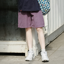 Thin Lady Summer Candy Color Sports Han Tie Beach 50% Pants Boomer speed dry men and women Ins neutral loose shorts