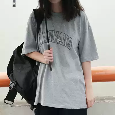 Short sleeve T-shirt female oversize2021 new American Street retro couple student half sleeve top summer ins tide