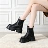 10CM thick sole inner heightening Chelsea boots for women short boots for women