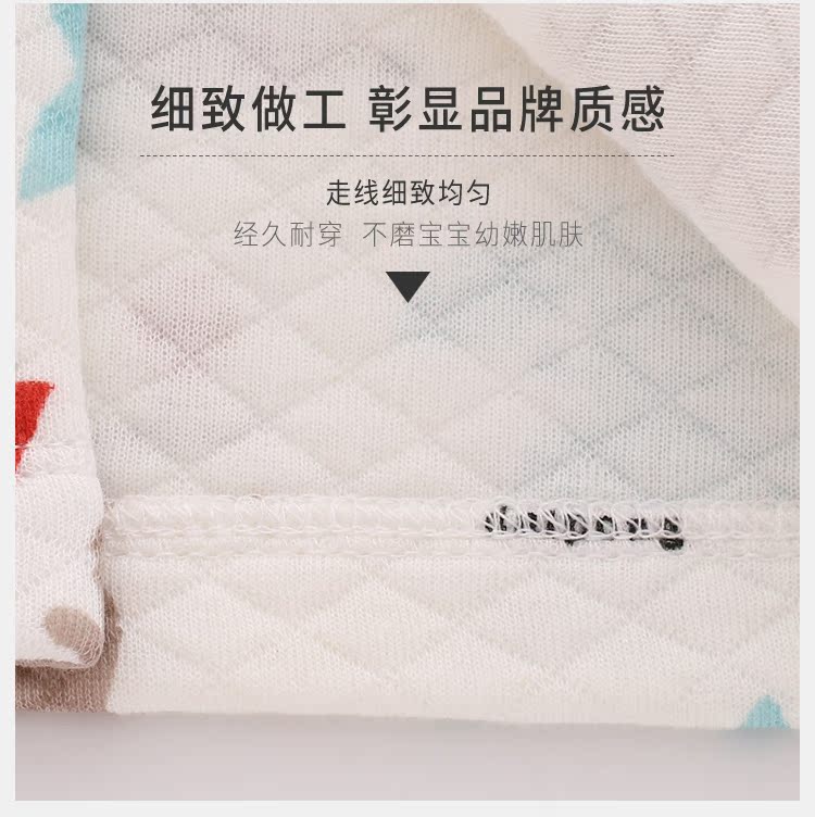 Áo vest cho bé mùa xuân và cotton mùa thu 0-3 tuổi áo gile hàn